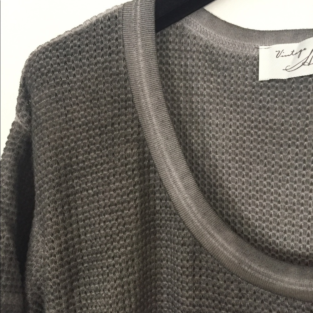 Vintage Havana Waffle Knit Tee - Picture 5 of 6